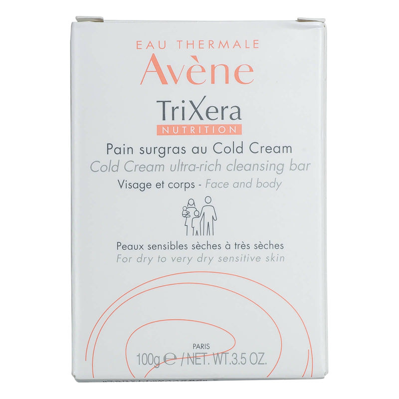 Avene TriXera Nutrition - Cold Cream Ultra Rich Cleansing Bar