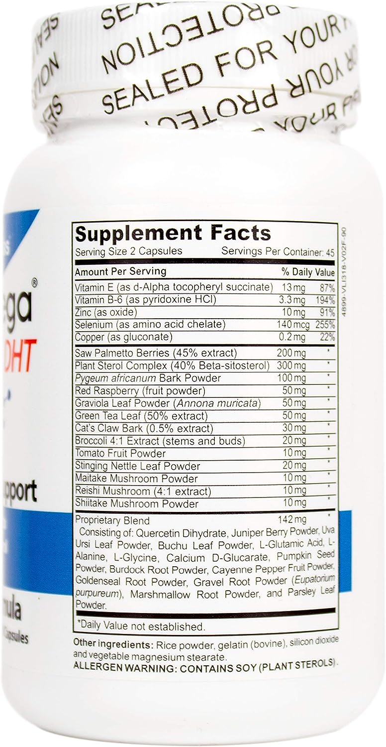 Hairomega Original DHT Blocker (without Biotin) Hair Growth Support 90 Tablets
