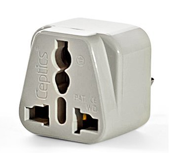 Universal Plug Adapter for Australia, NZ, China (Type I) Grounded